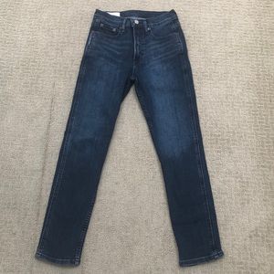Gap women’s Cigarette High Rise Dark wash jeans 25 0